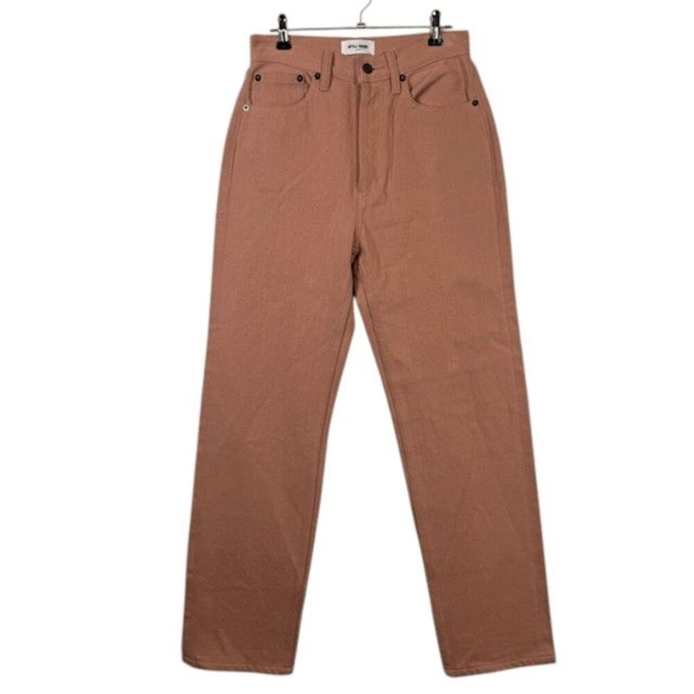 NWT Still Here Childhood Jeans Salmon Wash Button Fly Super High Rise Size 26‎